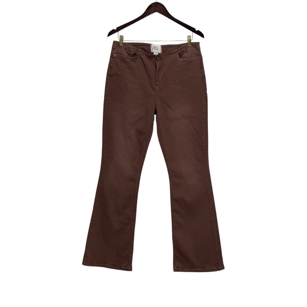 BDG Low Rise Flare Pants in Brown